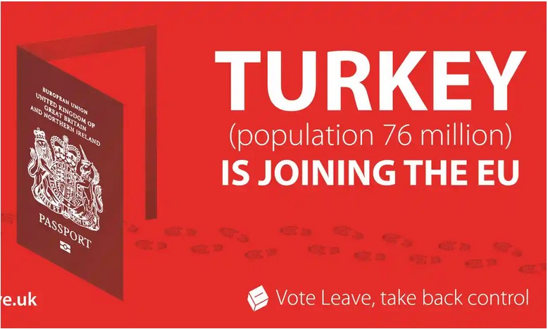 Campaign material from the Vote Leave campaign in the EU referendum (Vote Leave)