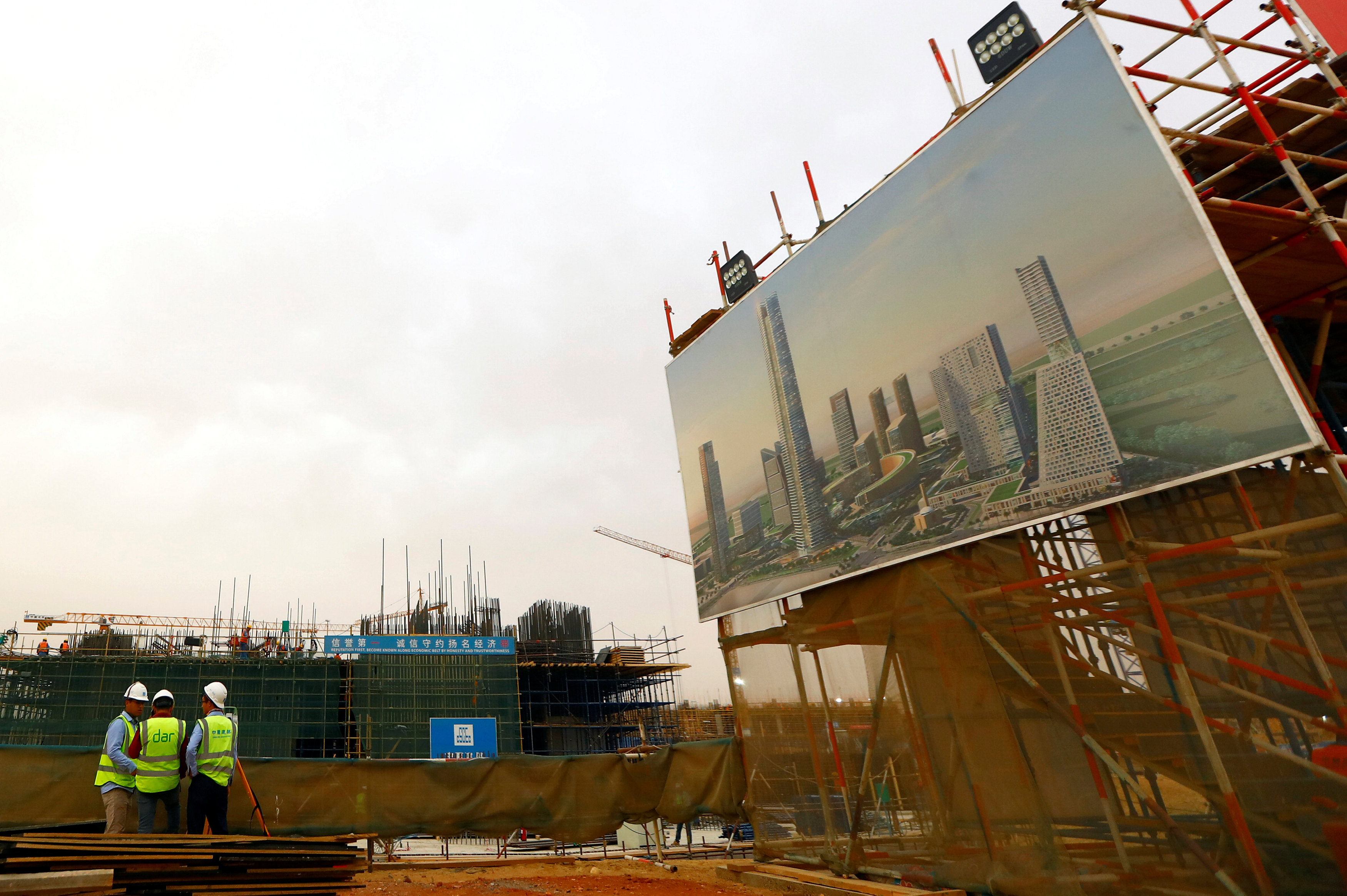 Construction of new Egyptian capital stalled by funding and labour