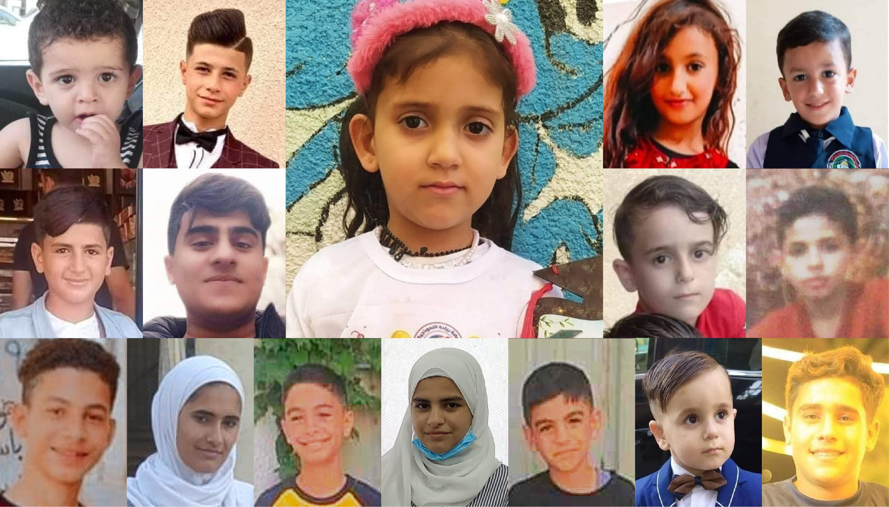 Gaza: The names and faces of the 17 Palestinian children killed in Israel's onslaught | Middle East Eye