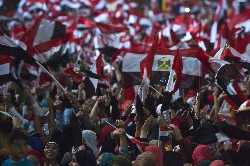 Egyptians rally in Tahrir Square during the 2011 Arab Spring (AFP)