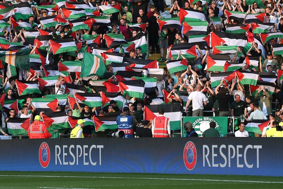 flags: Why Celtic fans back the Palestinian cause | Middle East Eye