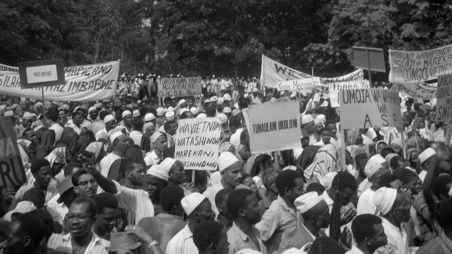 Protest against Rhodesia