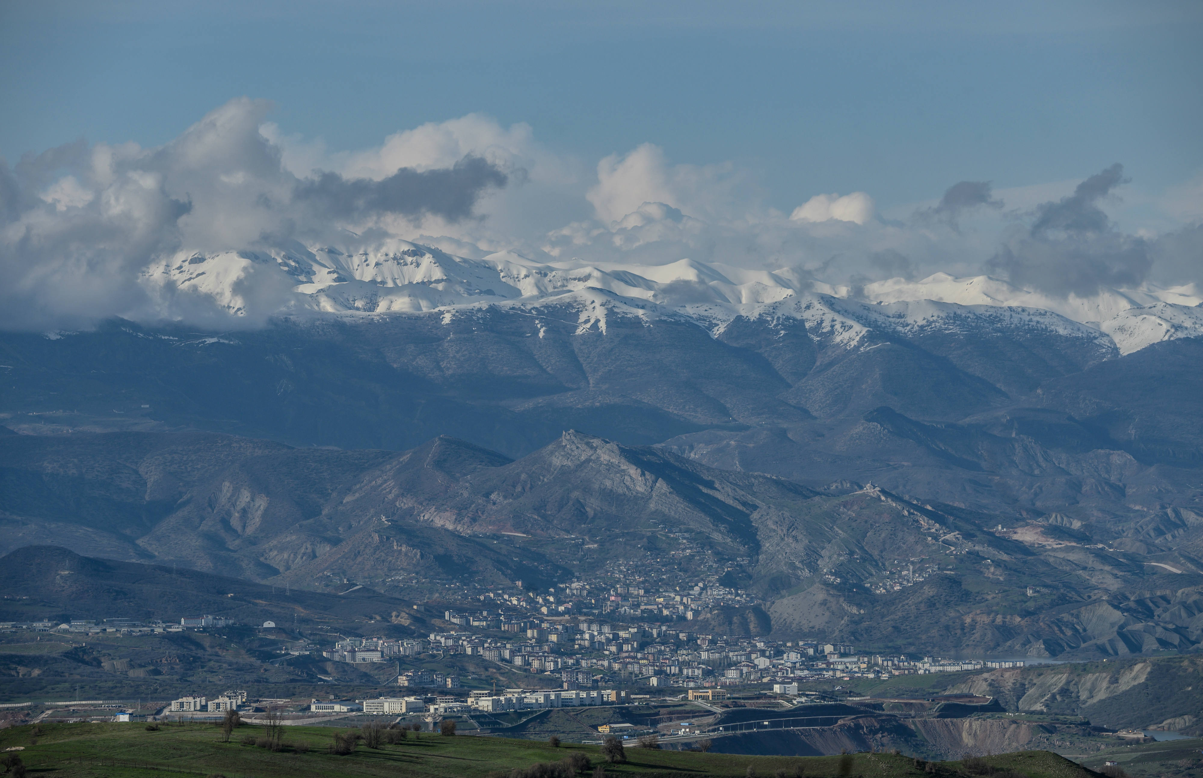 A general view of the eastern Turkish city of Tunceli (AFP)