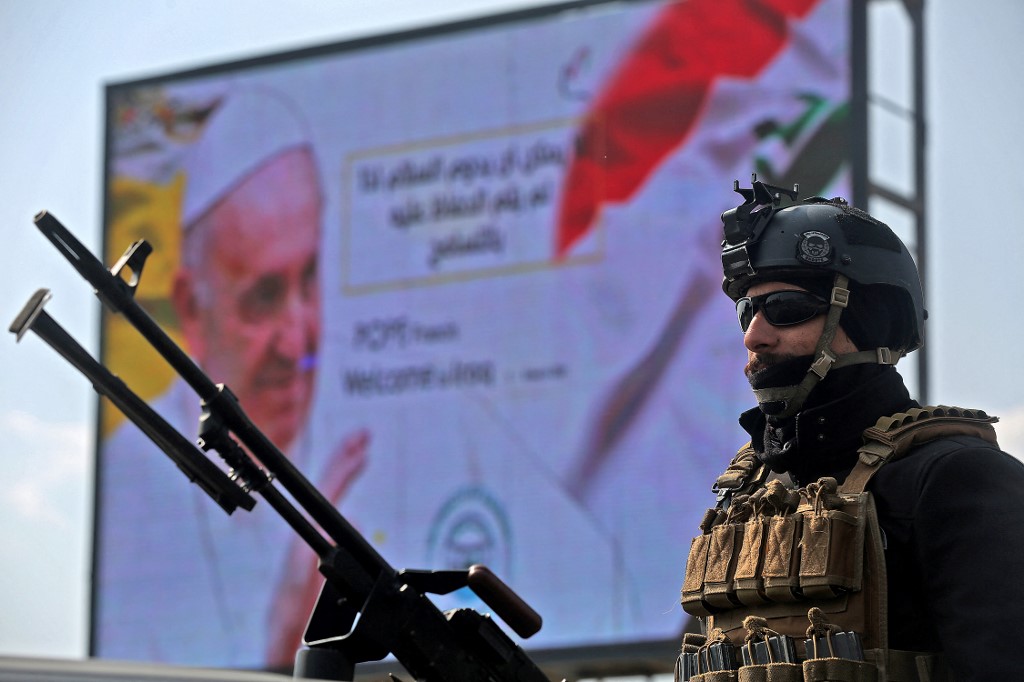 Iraq said it has tightened security to ensure the Pope is safe throughout his visit (AFP)