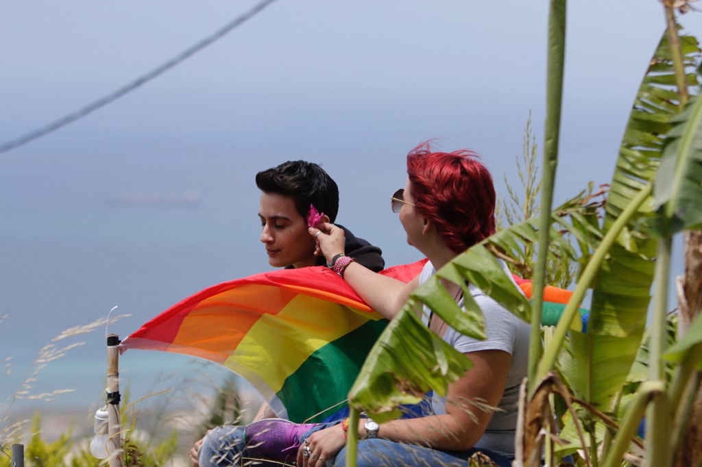 Members of Lebanon's LGBTQ community attend picnic at coastal city of Batroun (AFP)