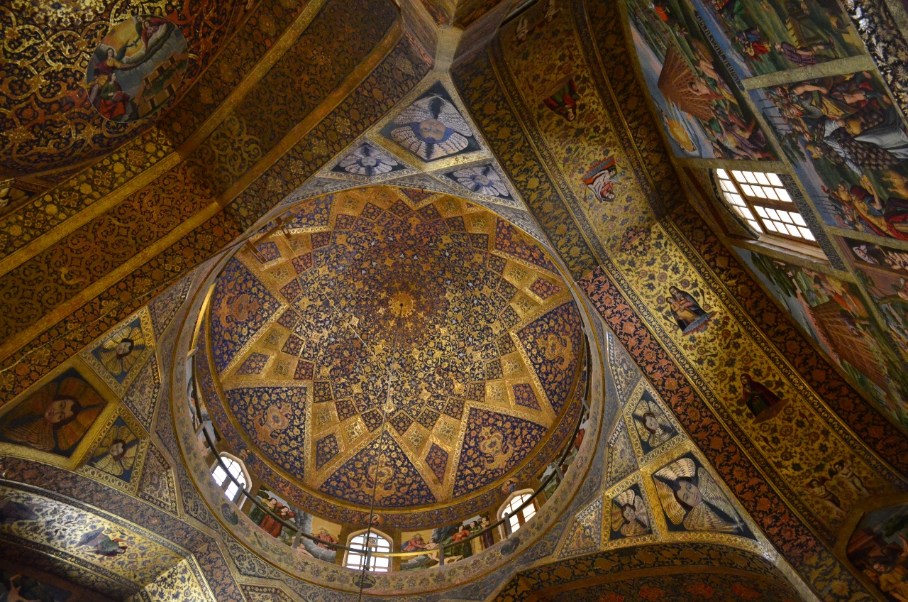 L’intérieur de la cathédrale Vank est recouvert de fresques multicolores racontant entre autres le martyre légendaire de Saint-Grégoire l’Illuminateur, fondateur de l’Église arménienne (avec l’aimable autorisation d’Argin Abnousian)