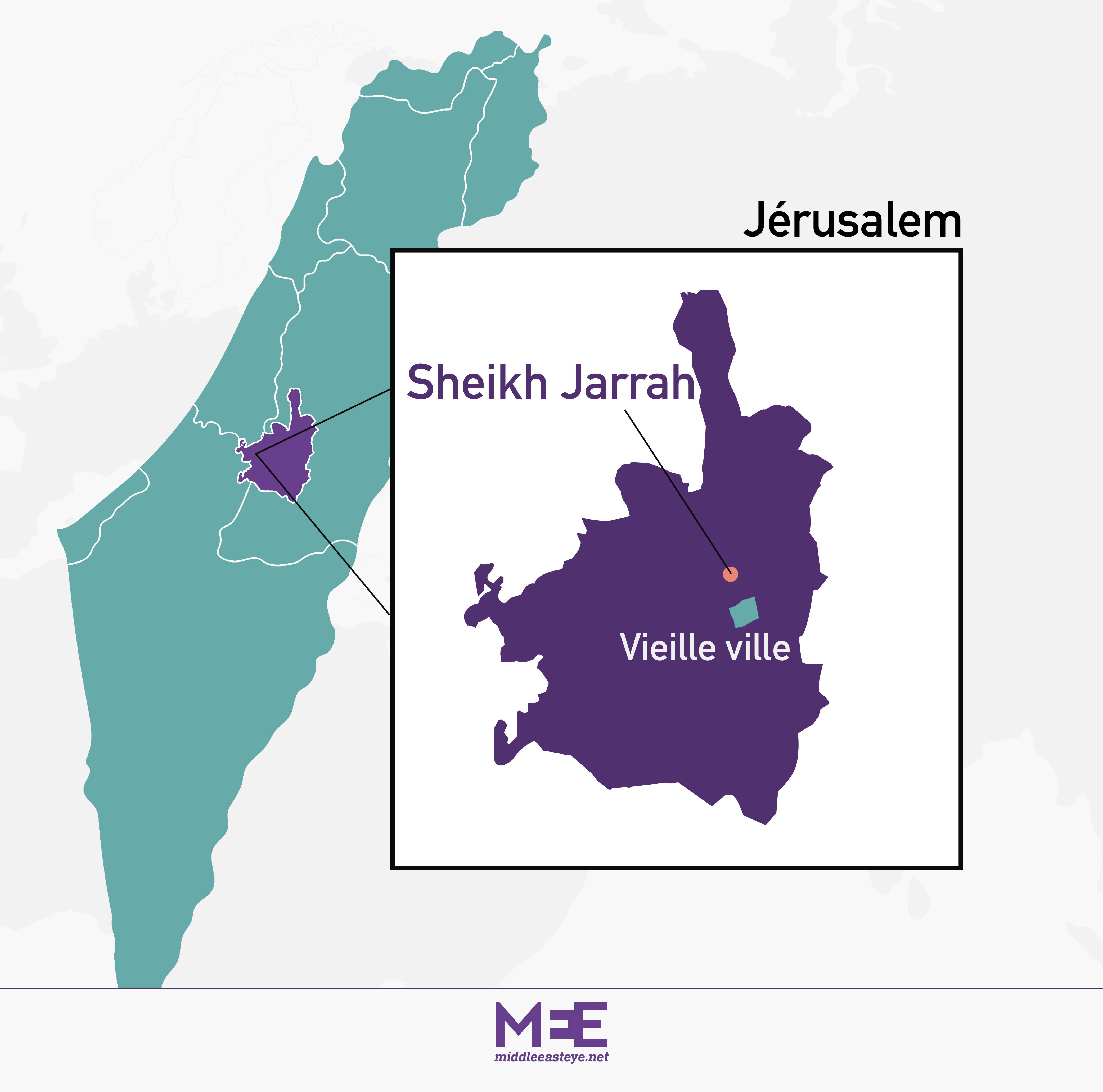 Map Sheik Jarrah