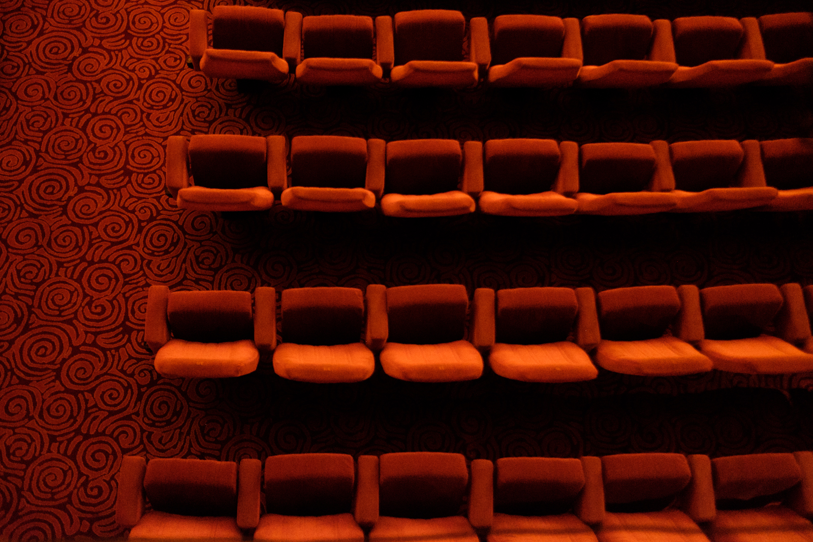 Seating at The Theater of Casino du Liban. For decades it hosted national and international artists, but is currently closed (MEE/Rita Kabalan)