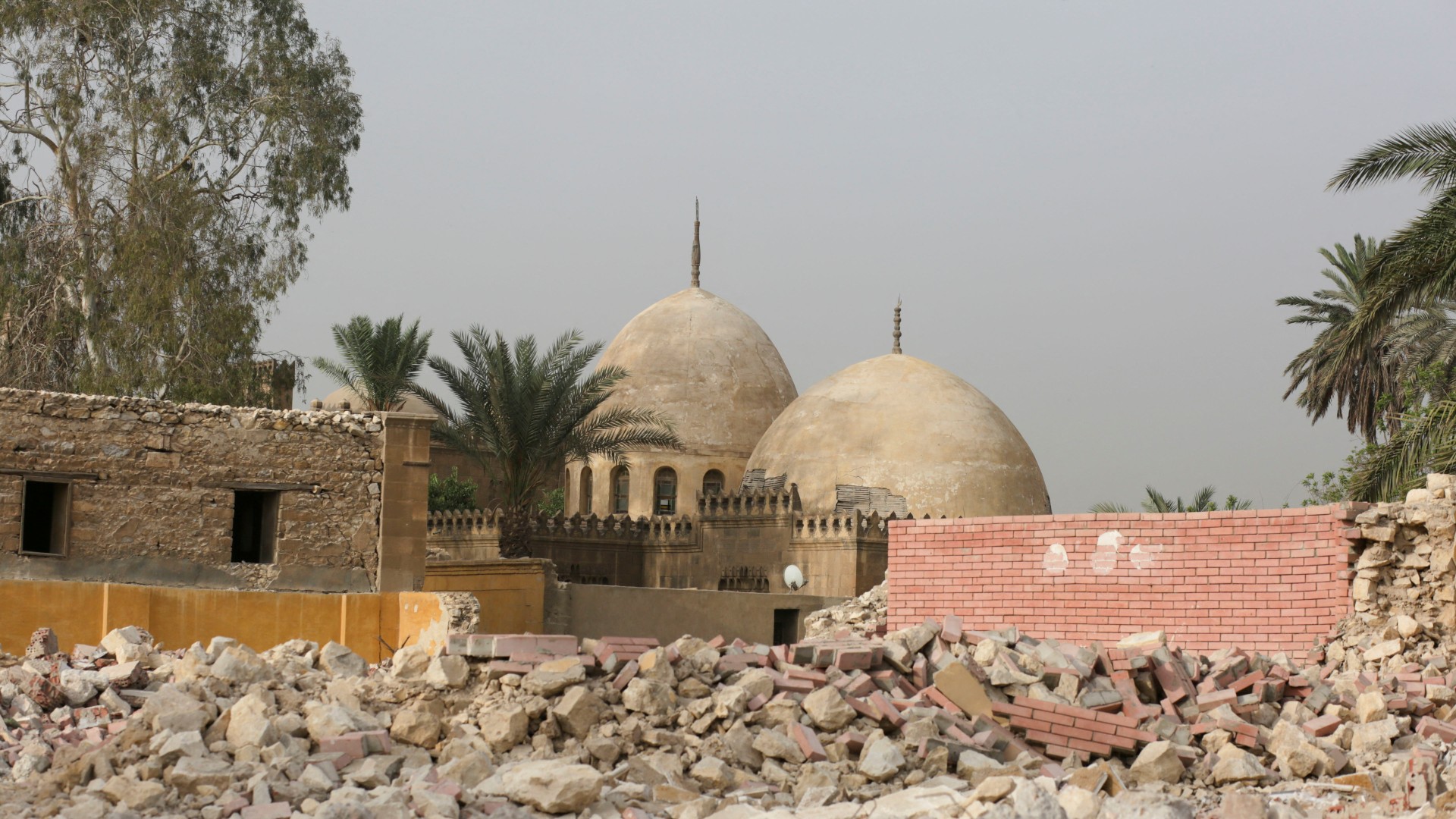 The cemeteries that were demolished in Qarafa Imam al-shafi'i where a new construction project at the Salah Salem Road is underway, Cairo on 31 May, 2023