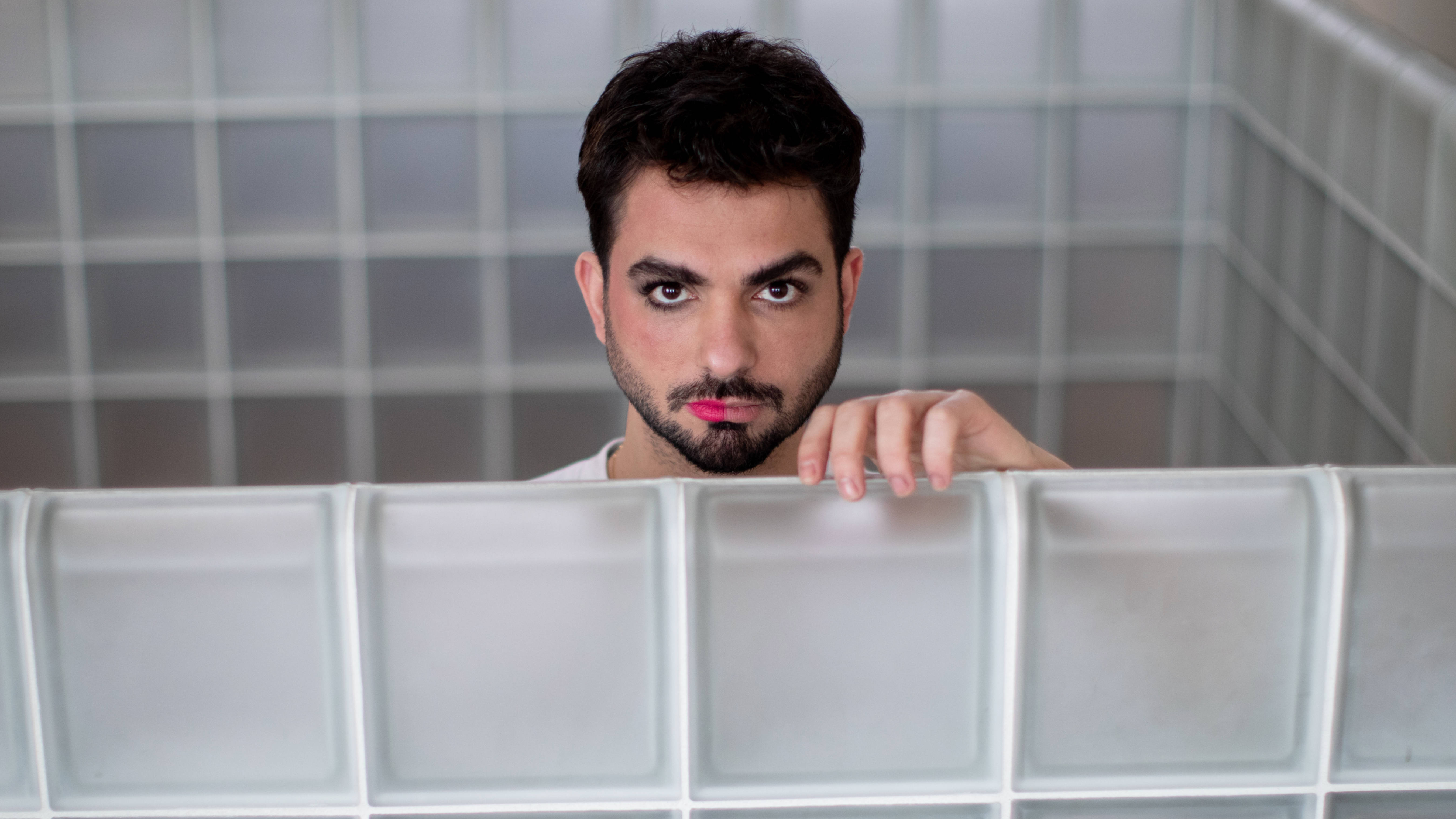 'Returning or even visiting my country for a vacation has become an impossible dream,' says Bash, an Iraqi artist and LGBTQ+ activist based in Berlin (Sebastian Backhaus/MEE) 