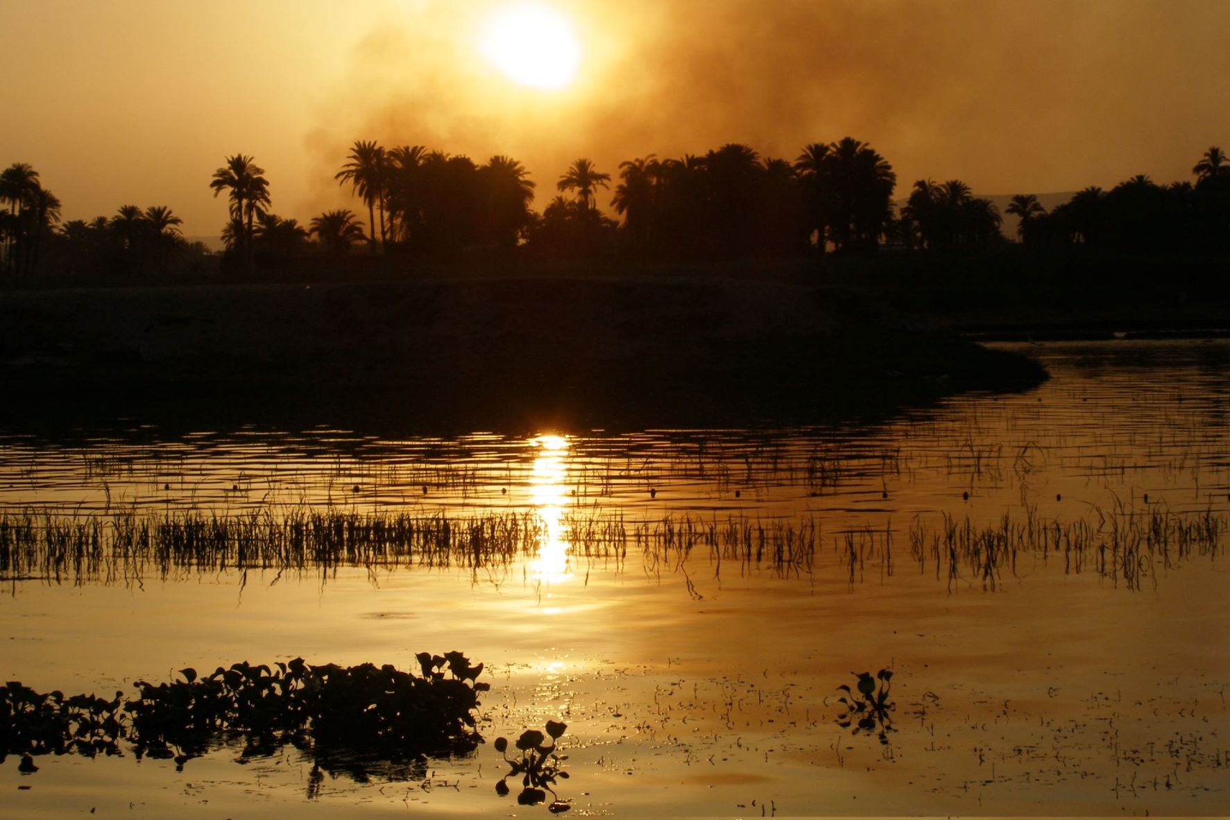 Luxor sun set
