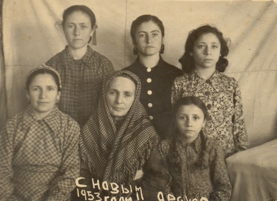 Crimean Tatar women in exile