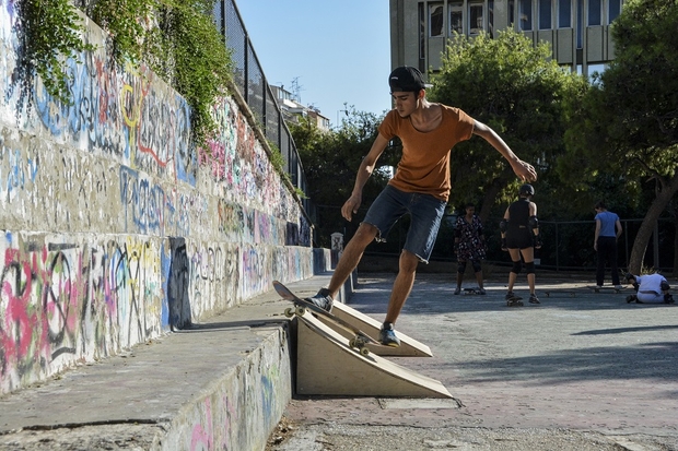 Skate expectations: How Athens' child refugees find freedom on wheels