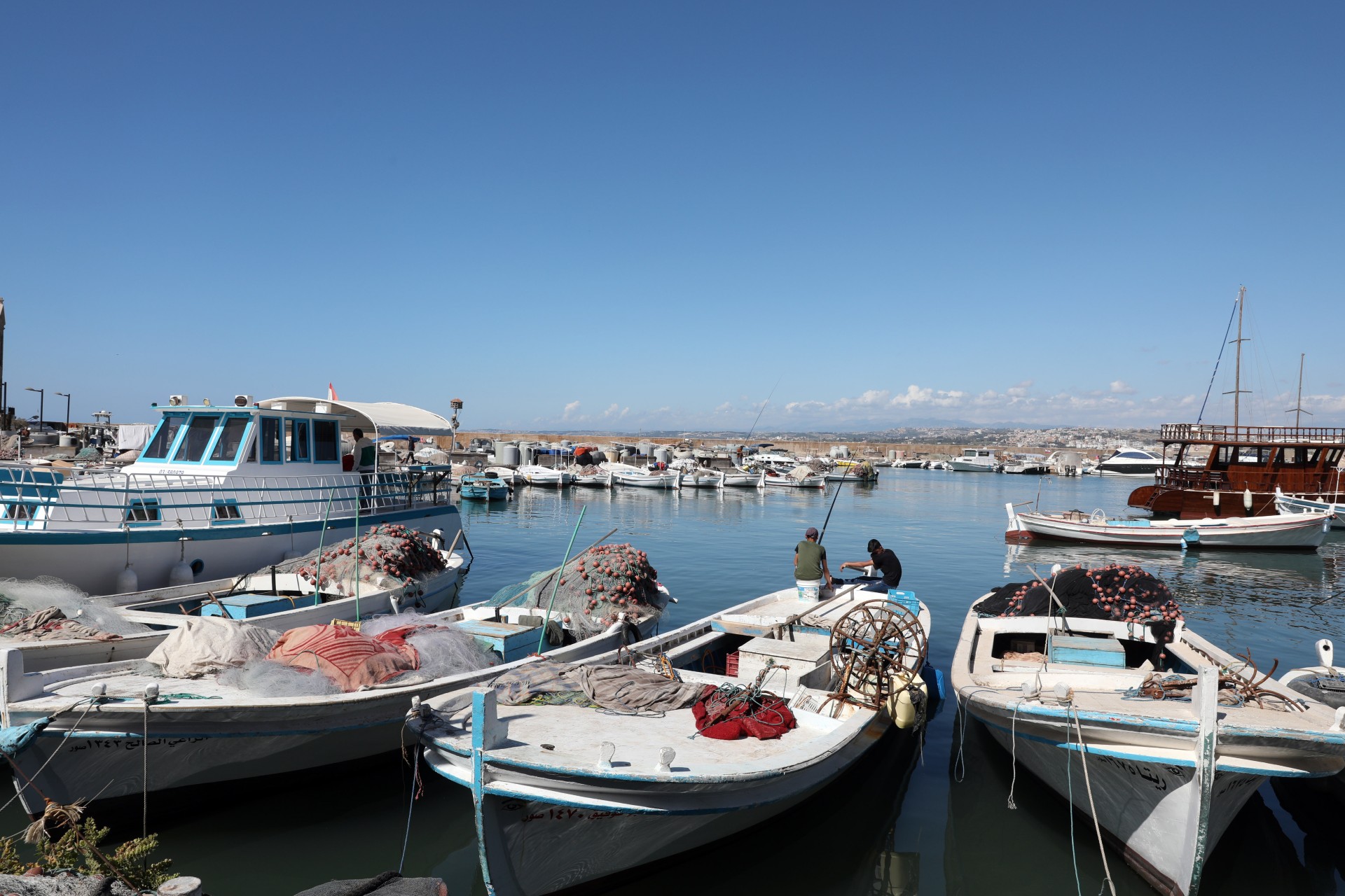 The fishermen's port in Sour, south Lebanon (MEE/Hassan Shaaban)