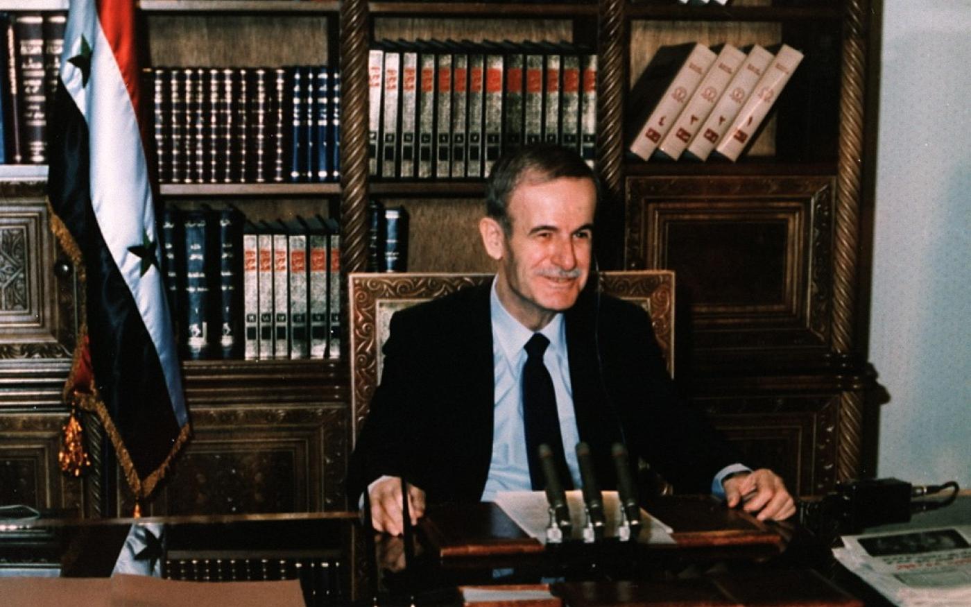 Le président Hafez al-Assad en 1980 (AFP)