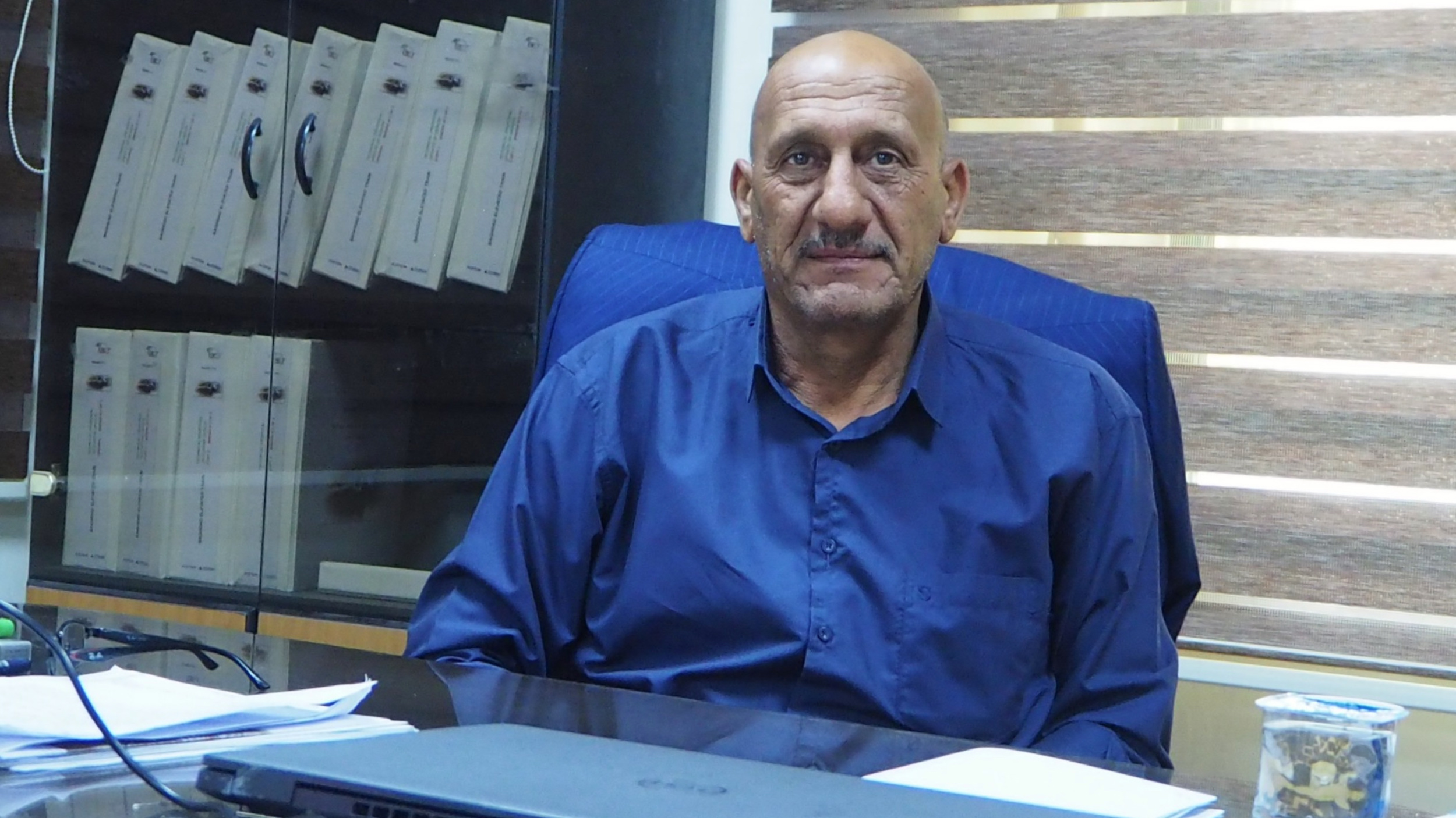 Iraqi Republic Railways' senior head of engineering Sabar Allawi Lahes