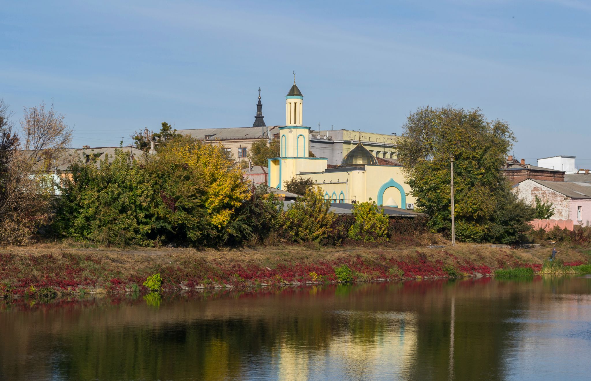 The Kharkiv mosque was destroyed in 1936 over claims it blocked the flow of the river (Wikimedia)