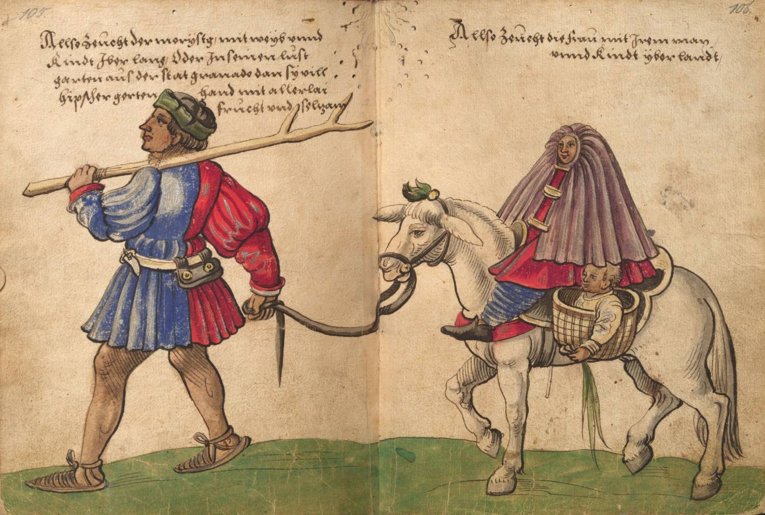 Moriscos are depicted here in this 16th century German book 