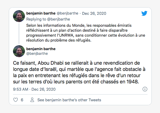 Le Monde tweet