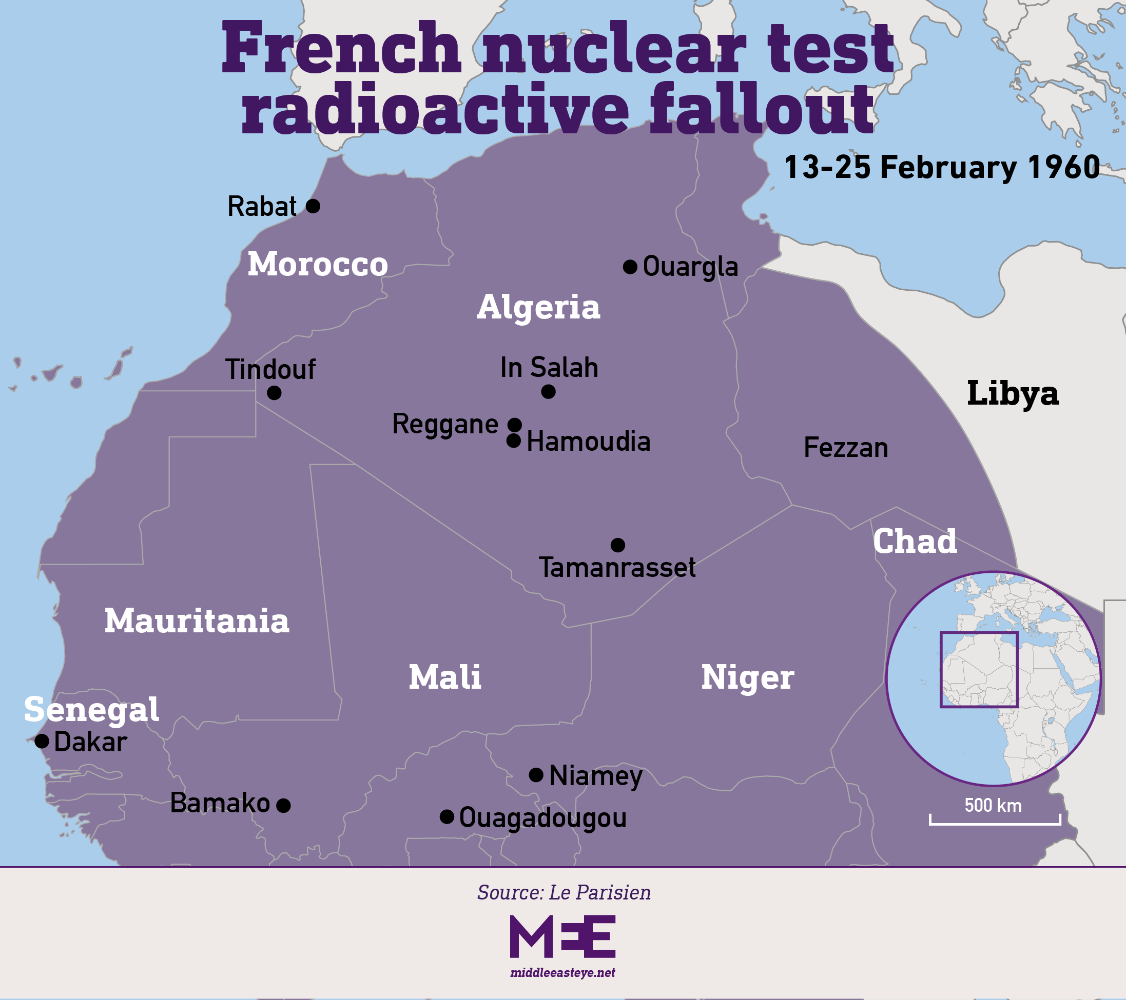 French nuclear test Algeria