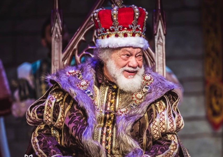 Yehia El Fakharani in a production of King Lear at the Marquee Theatre (Cairo Show)