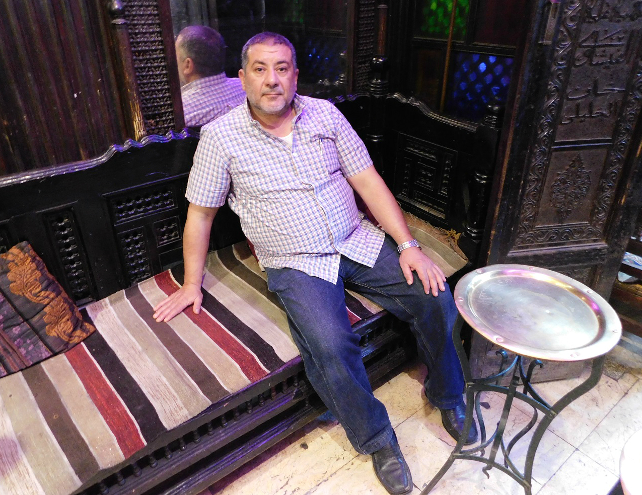 Akram el-Fishaway perpétue la tradition familiale depuis sept générations (MEE)