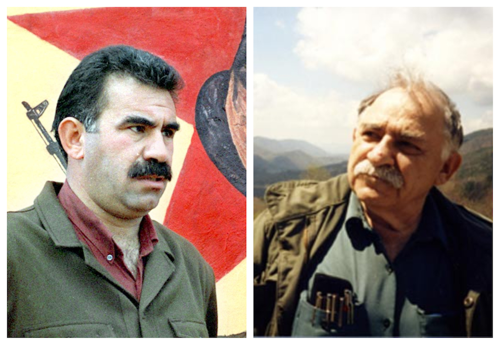 Abdullah Ocalan and Murray Bookchin (AFP/Wikimedia)