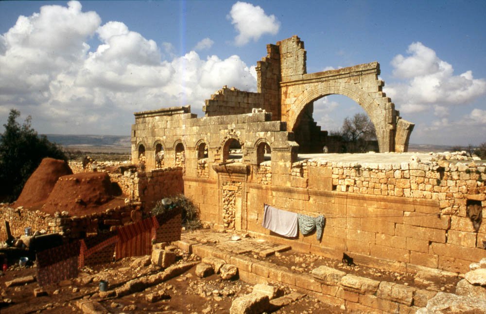 The Church of Bissos is pictured in Ruweiha, Syria (Photo by: Diana Darke)