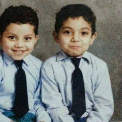 Ahmed el-Shal and his brother (MEE/Courtesy Nusela Harun)