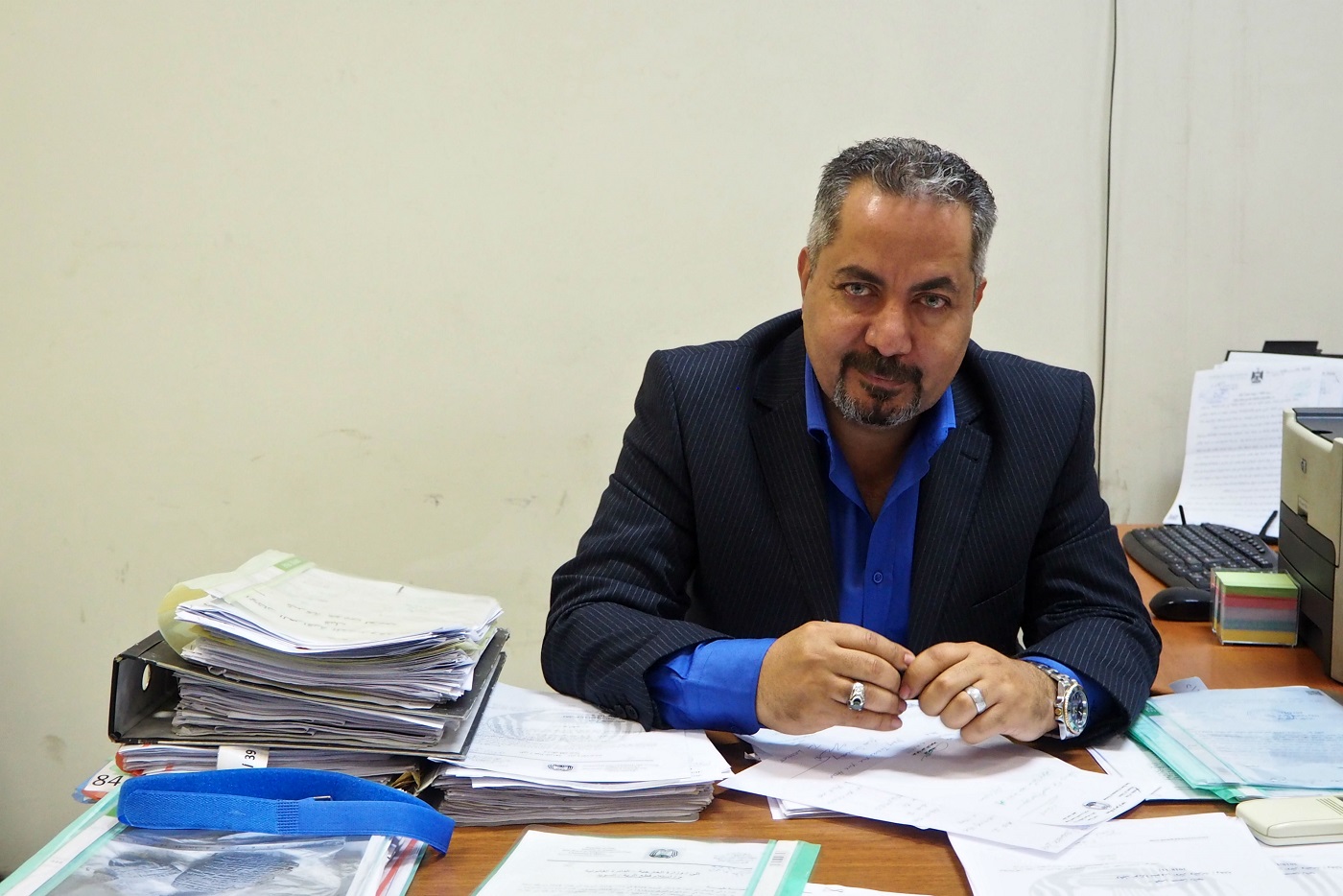 Muthanna Abed Dawed, ancien directeur du département irakien de récupération des antiquités (MEE/Tom Westcott)