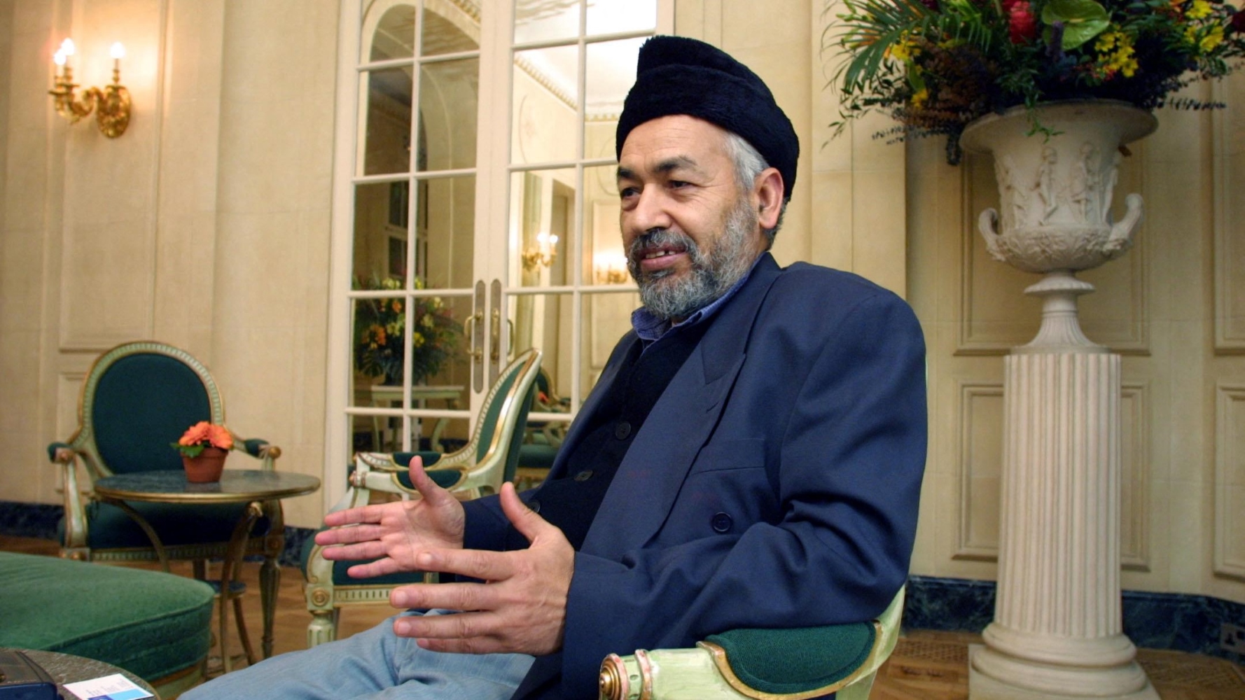 Ghannouchi in London 2000