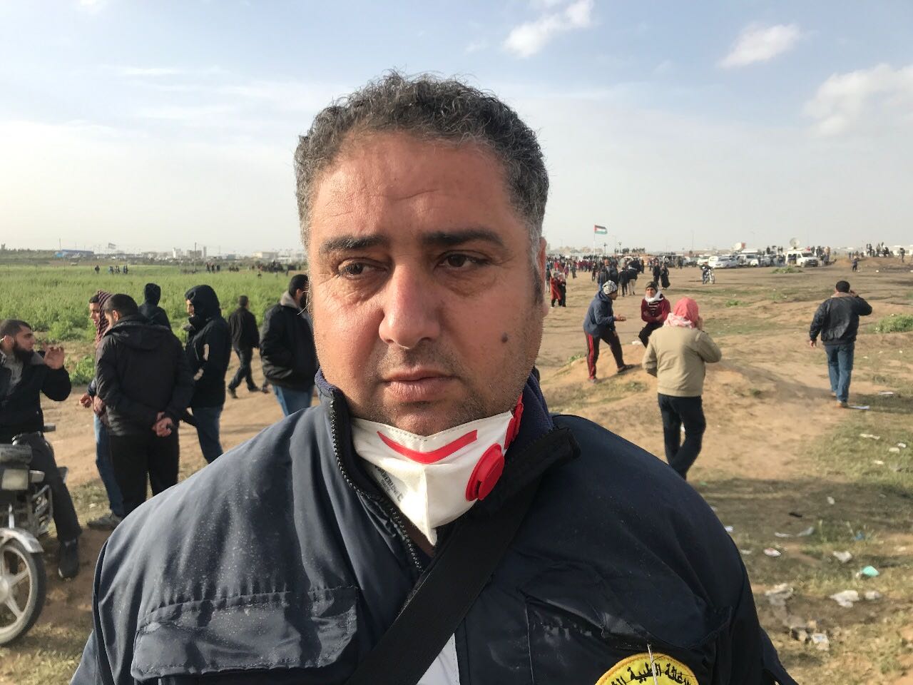 Palestinian paramedic Nizar Abu Amro (MEE)