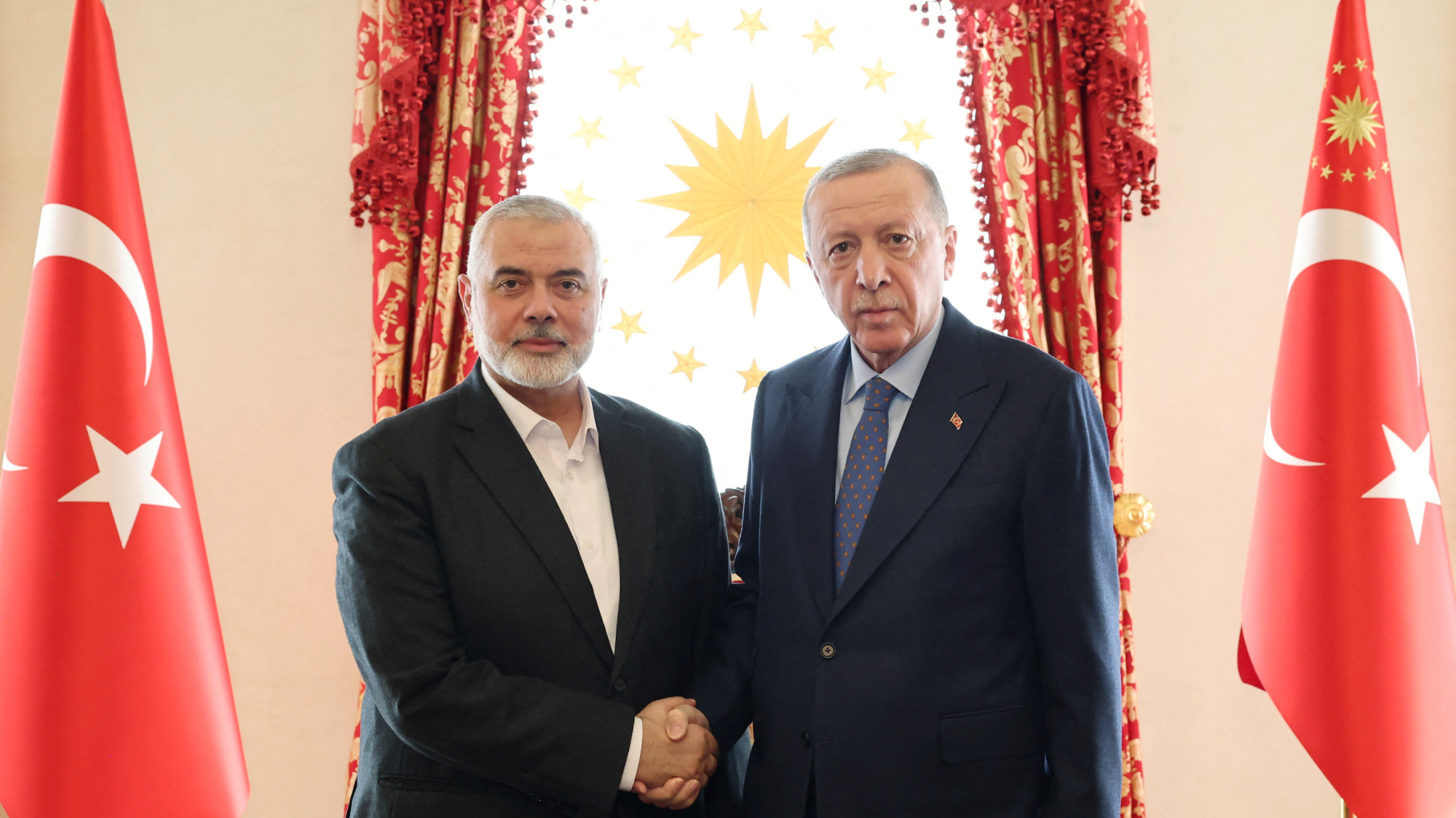 War against Gaza: Hamas leader meets Turkish Erdogan in Istanbul