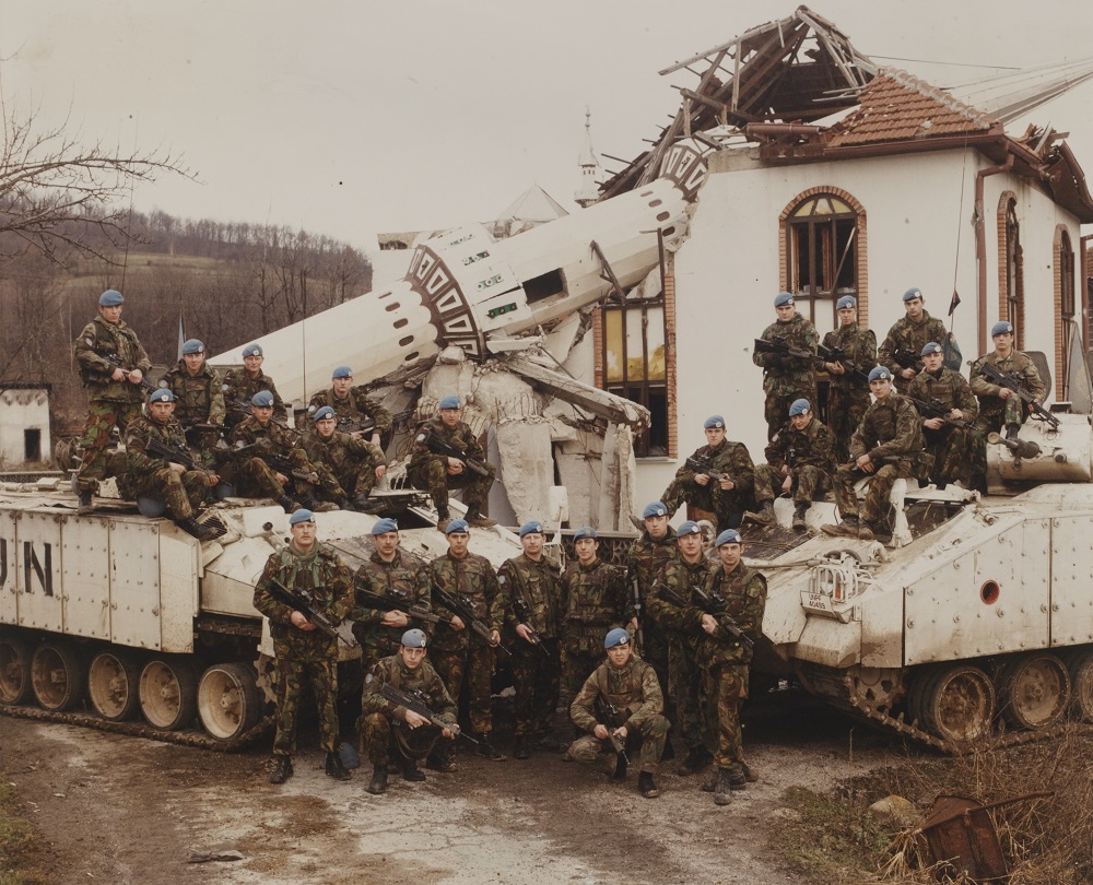 British soldiers in Bosnia