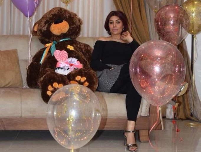Atefeh Naami at her last birthday party in November 2022 (supplied)