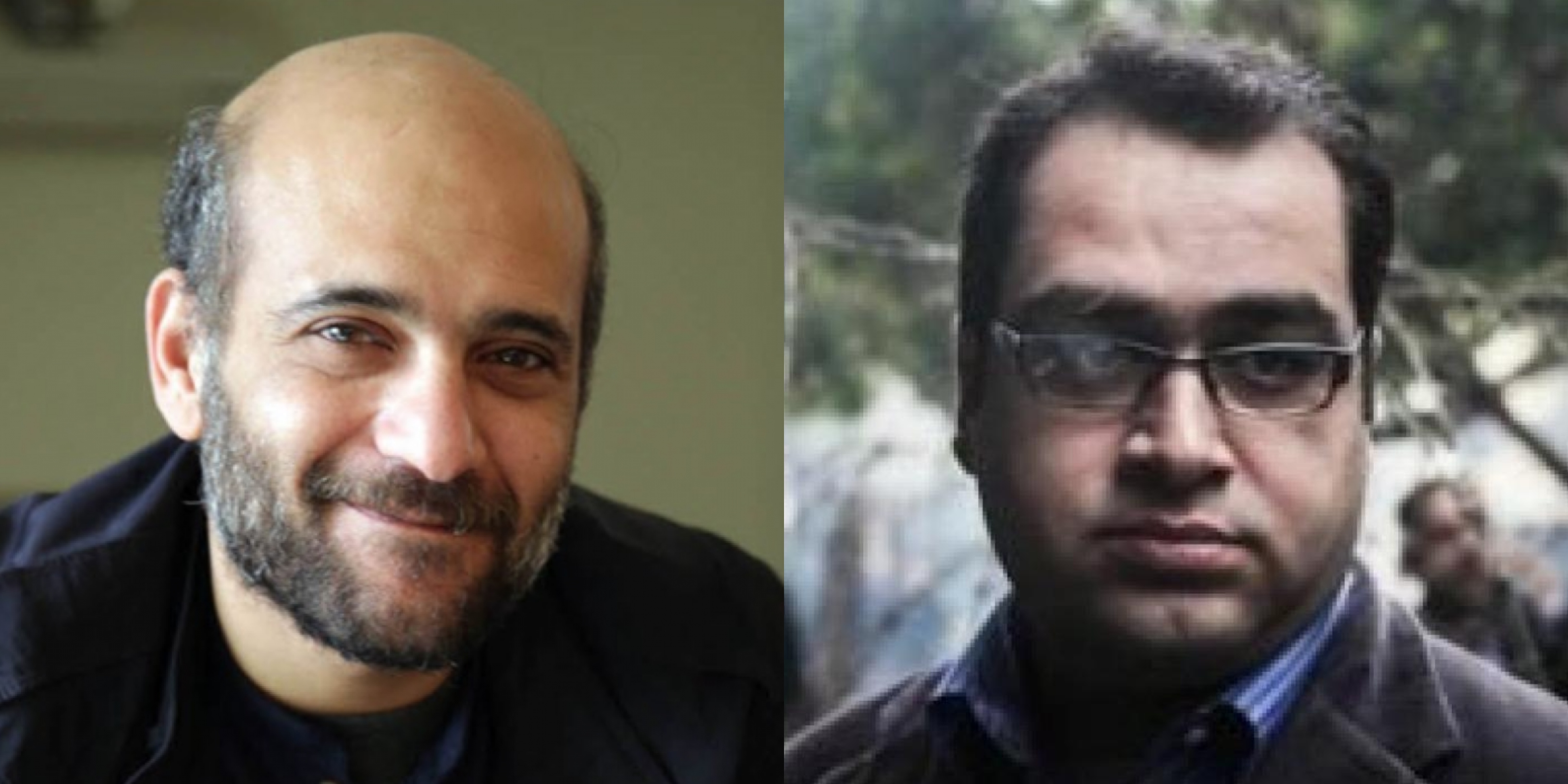 Liberal activists Ramy Shaath (L) and Zyad El-Elaimy are among the latest political figures to be added to Egypt's 'terrorism list' (social media)