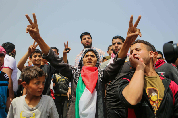 Palestinian man shot by Israeli forces in Gaza protests dies from wounds