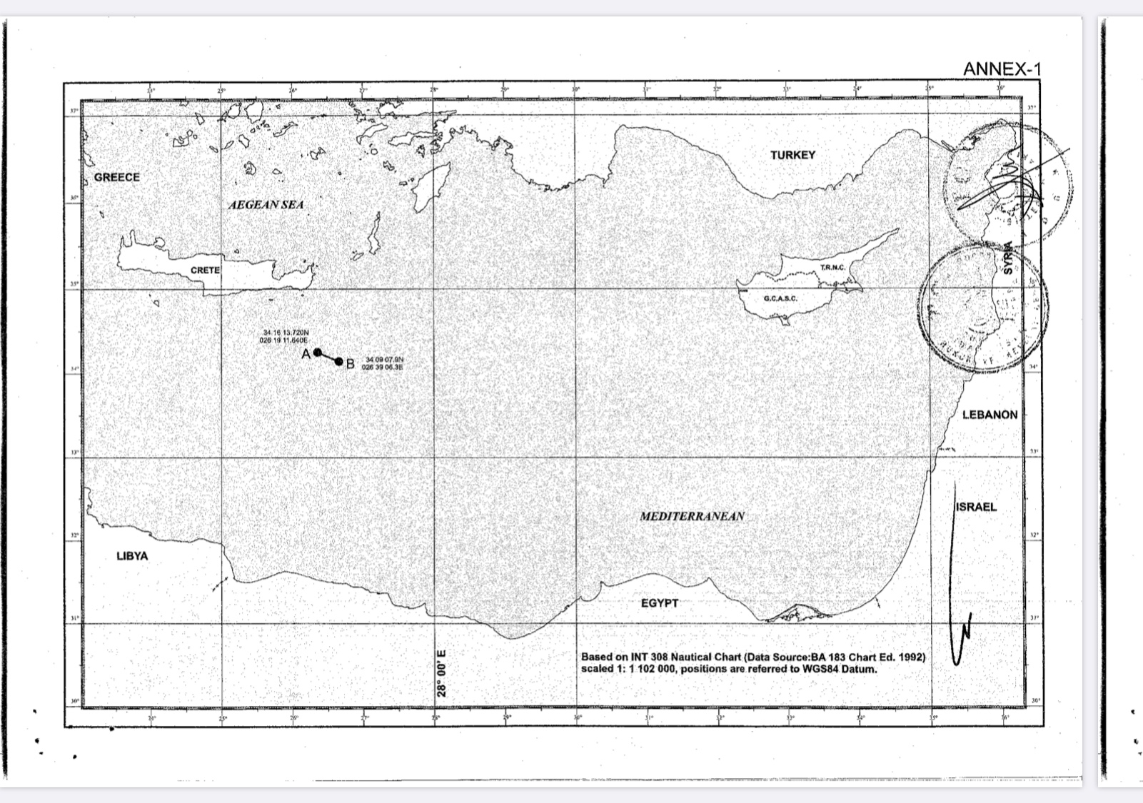 Turkey Libya maritime deal map
