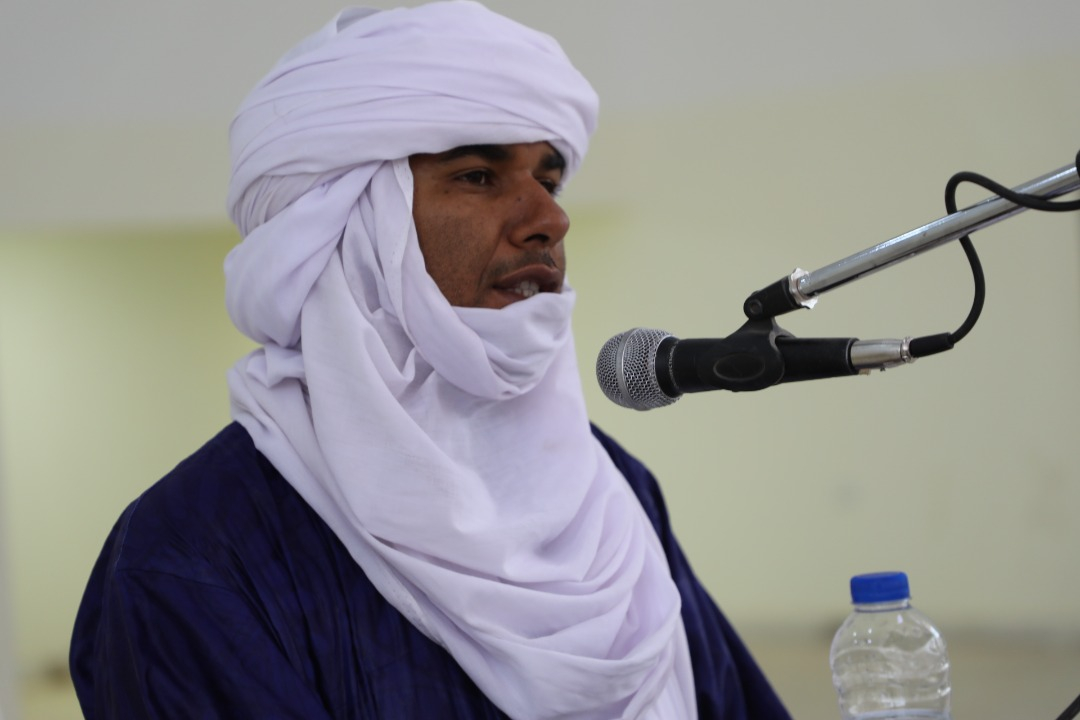 Ansari said: 'The movement’s goals are to convey the situation of the Tuareg living with 'temporary' registration and expose the violations routinely committed against them' (MEE/Mustafa Khalifa)