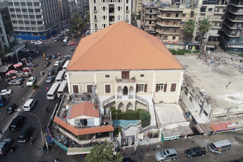 Le Centre culturel Rachid Karamé à Tripoli, rénové et inauguré le 6 septembre 2023 pour revitaliser la vie culturelle et « préserver le riche patrimoine historique » de la « capitale du nord » (PNUD/ONU-Habitat/AFP)