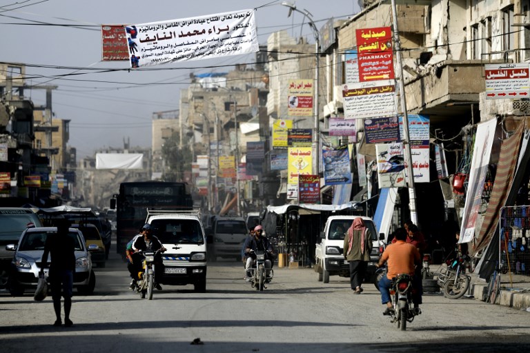 Islamic State says it struck Syria’s Raqqa with car bomb