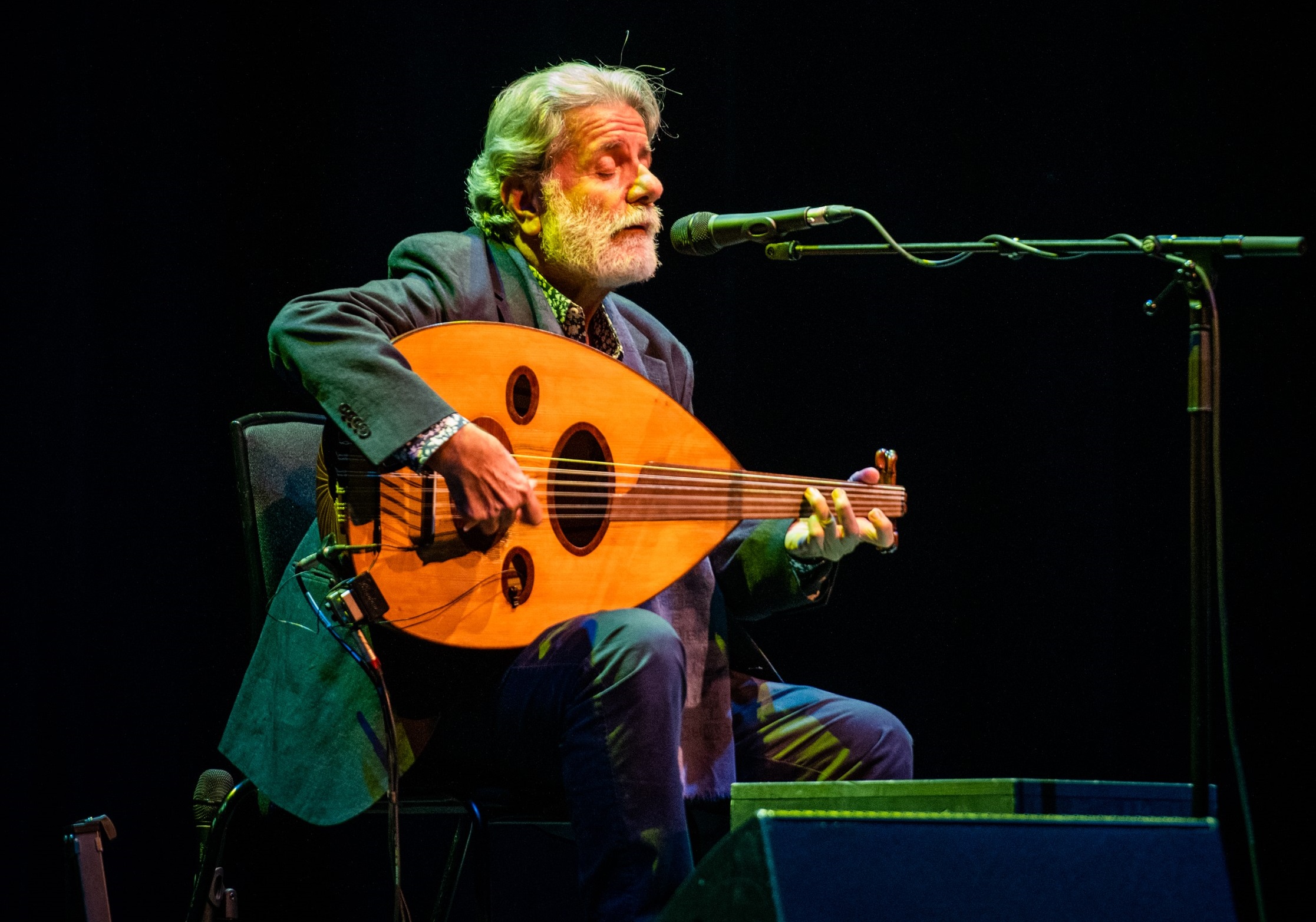 Marcel Khalife performs at the Usher Hall as part of the Edinburgh International Festival's You Are Here series (Credit: Gaelle Beri)