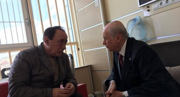 MHP leader Bahceli visits jailed mafia leader Cakici after his call for amnesty (Twitter-MHP)