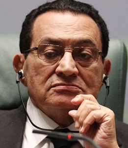 Hosni Moubarak en 2010