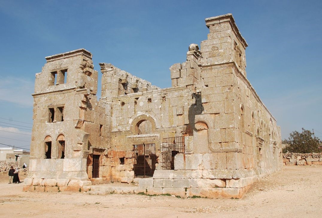 La façade de Qalb Lozeh avec ses tours jumelles (WikiCommons)