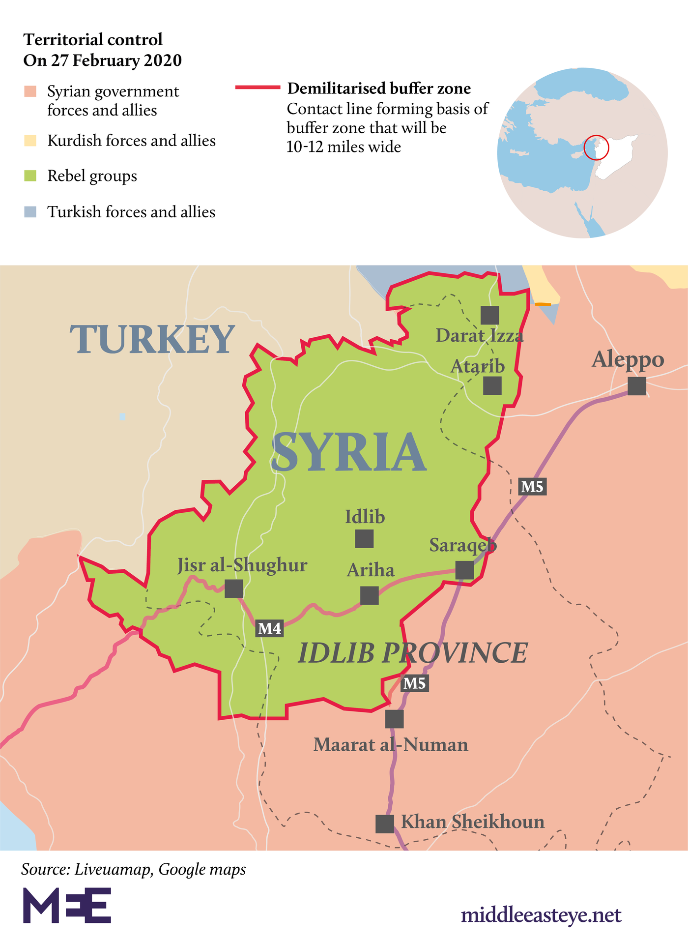 Idlib map