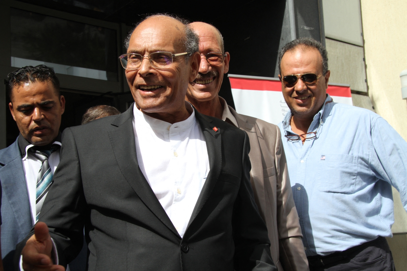 Tunisian former president Moncef Marzouki 