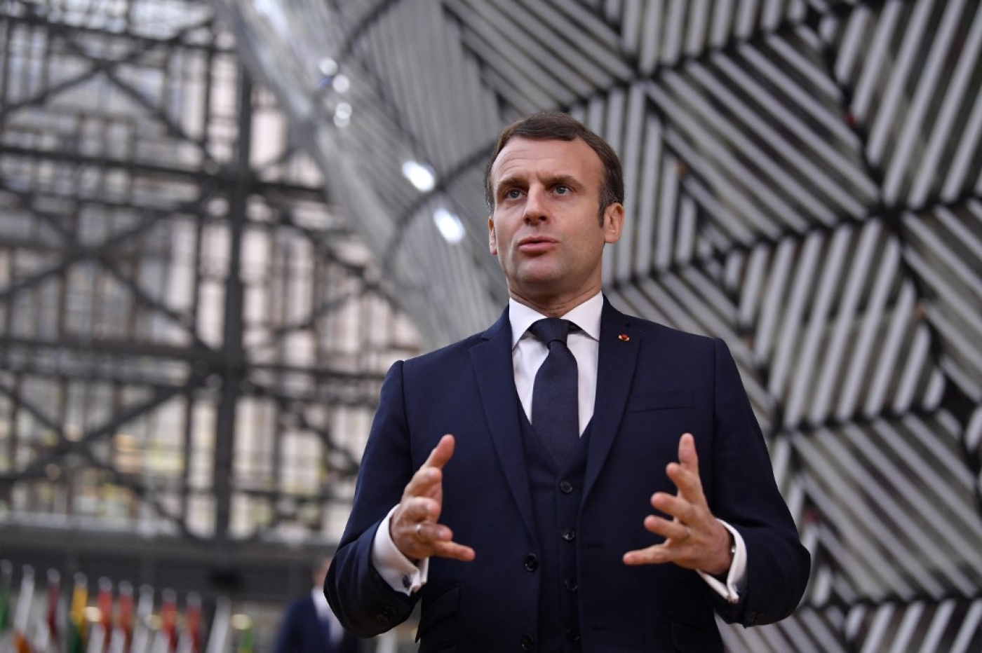 Le président français Emmanuel Macron a décrit l’islam comme une religion « en crise » (AFP)
