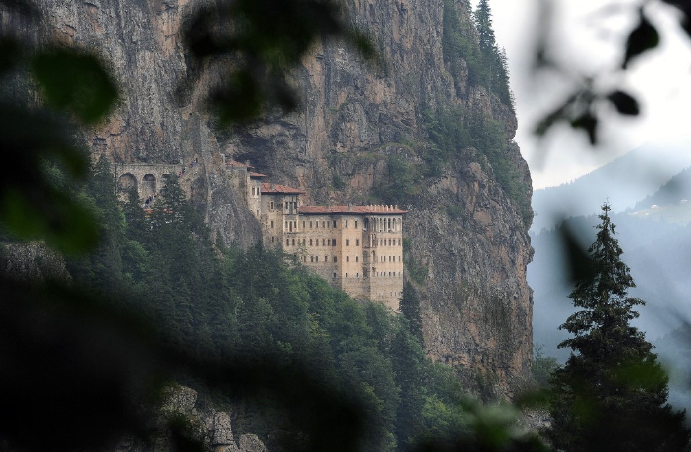 Vue du monastère de Sumela, dans la province de Trabzon, dans le nord-est de la Turquie (AFP/photo d’archives)