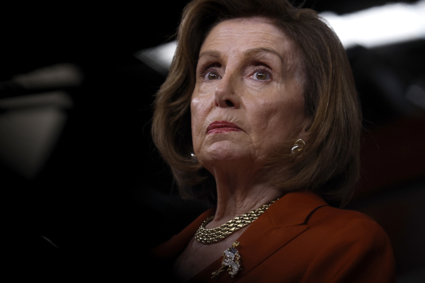 Pelosi also referenced the poem in 2021 in an attempt to convince Republicans to impeach Donald Trump (AFP/ Chip Somodevilla) 